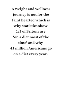 a weight and wellness journey is not for the faint of heart