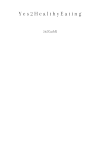 yes 2 healthy eating calendar