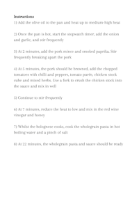 a worksheet with instructions on how to make a pizza