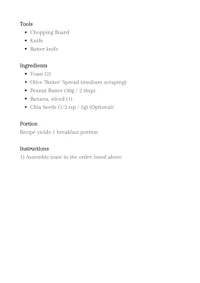 an example of a menu for a restaurant