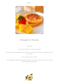 pineapple on pancakes - screenshot