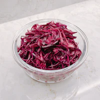 red cabbage slaw in a bowl