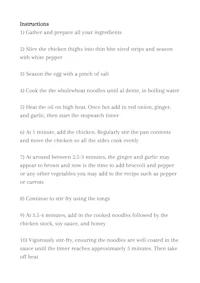 an example of a recipe for a recipe